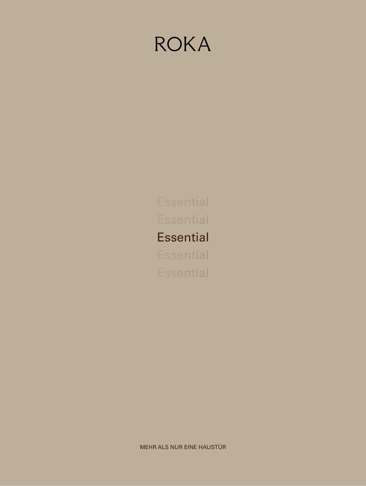 ROKA Essential — Haustüren