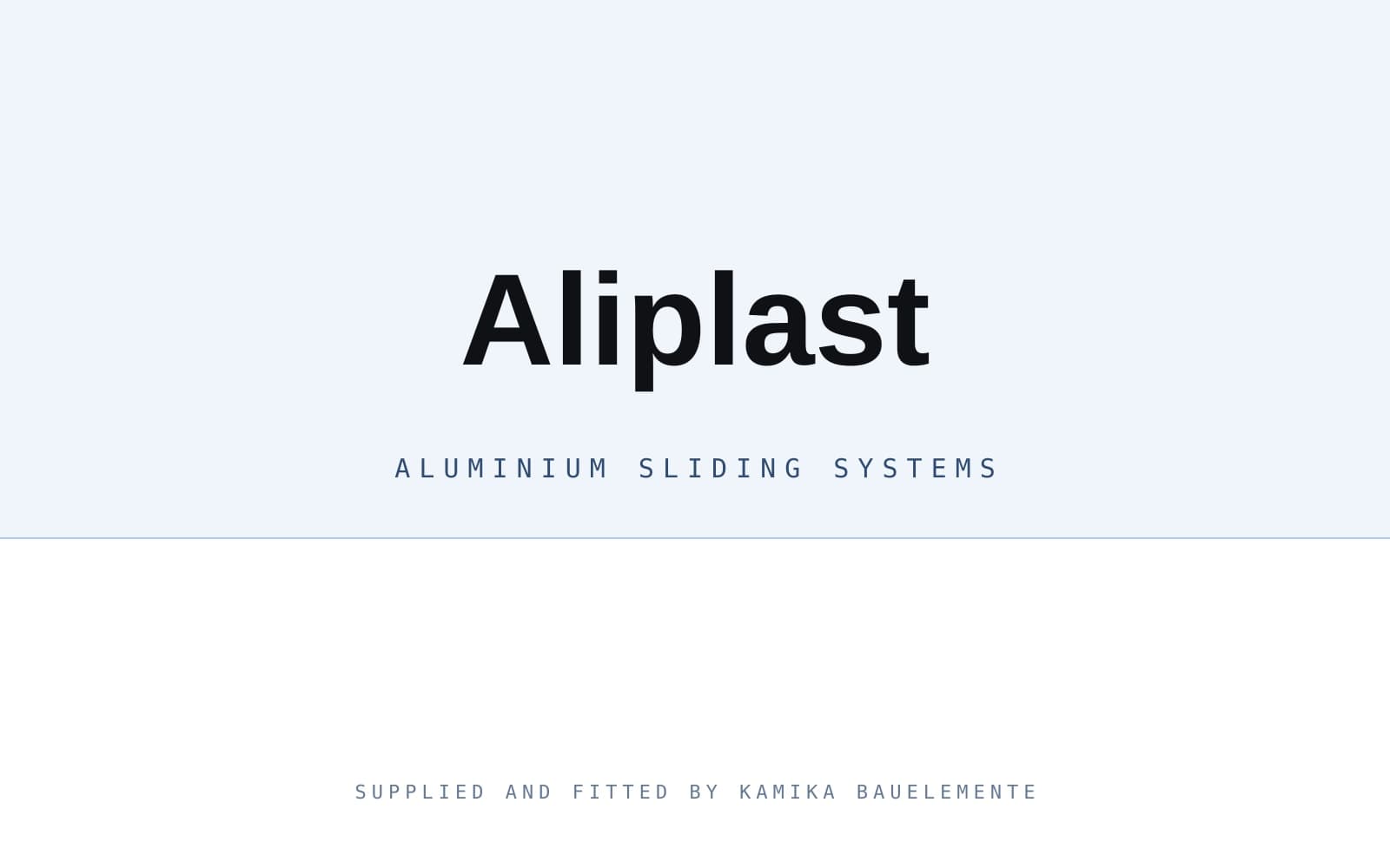 Aliplast