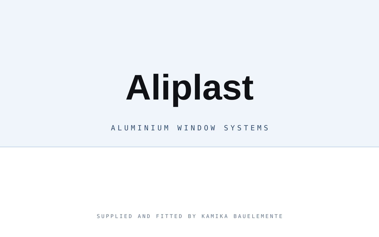 Aliplast
