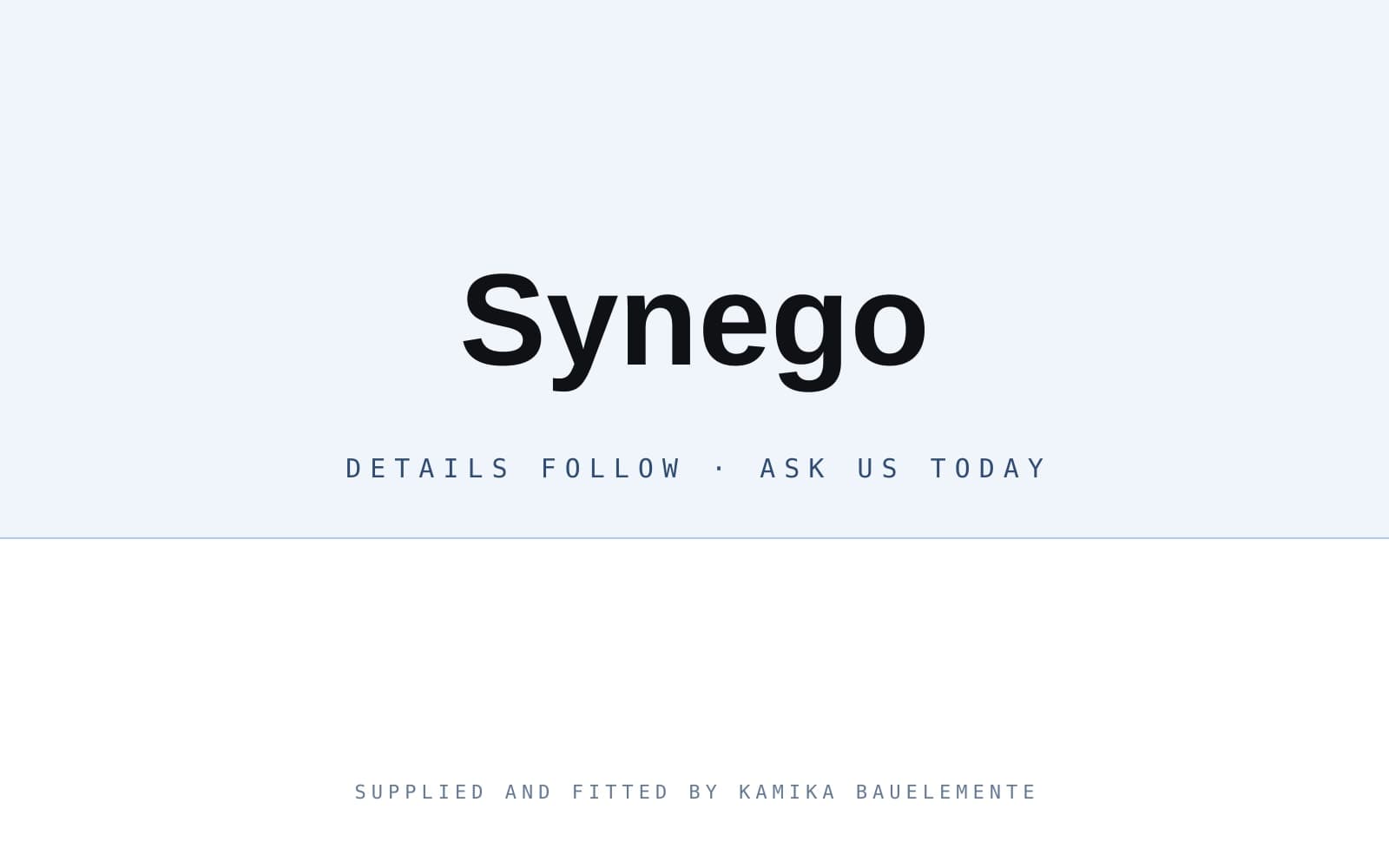 Synego