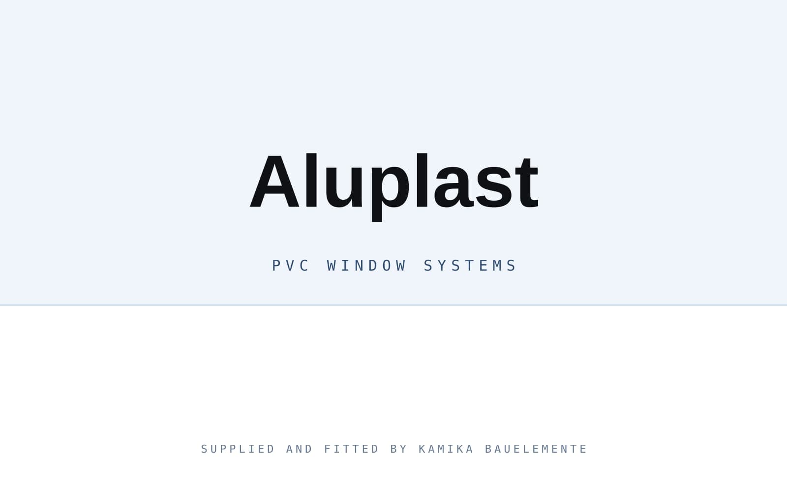 Aluplast