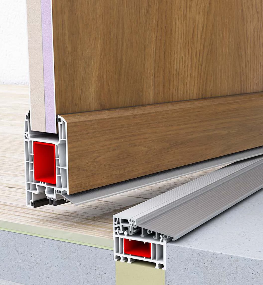 Aluminiumschwelle mit thermischer Trennung
