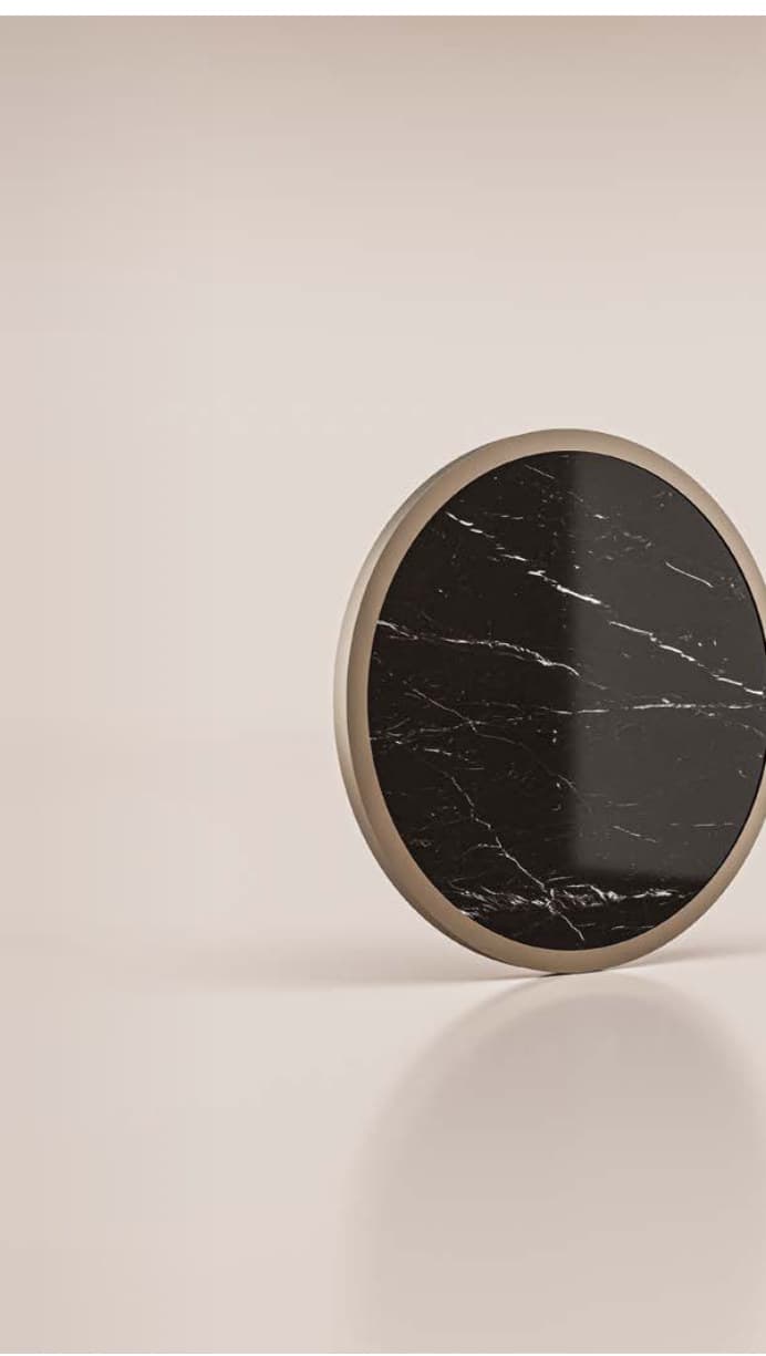 Stangengriffe Anodic Bronze mit Maraqina